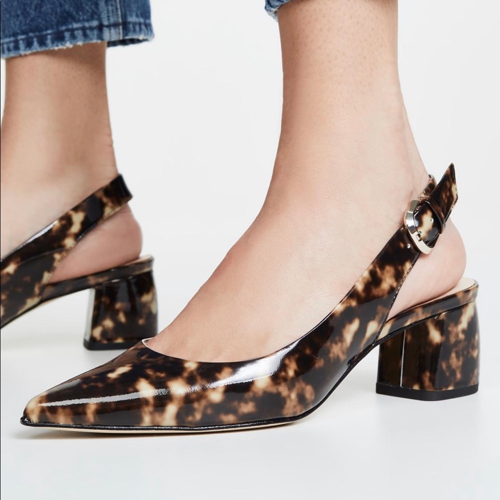 EUC! Kate Spade Mika Tortoise Block Heels Size 8